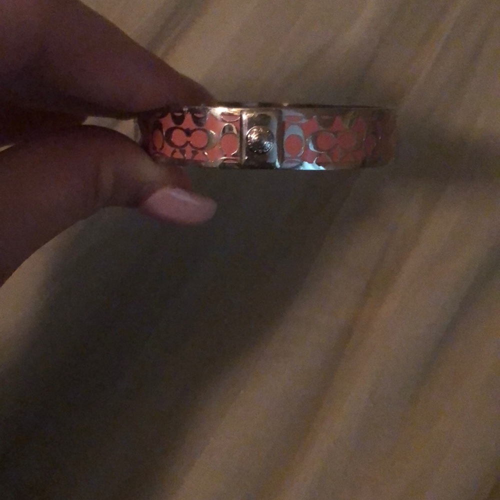 Pink Coach Bracelet